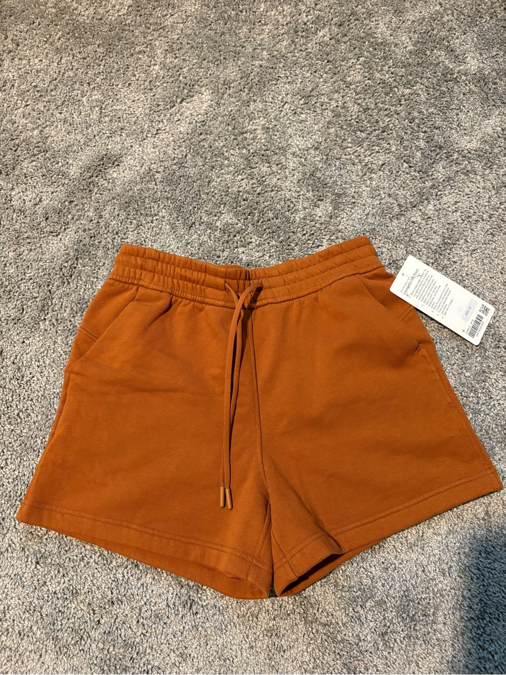 Lululemon Brown Loungeful High Rise Short 4in Inseam Size 6